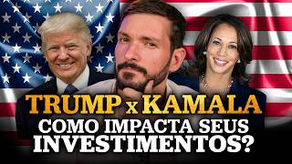 ELEIÇÕES AMERICANAS 2024 Trump x Kamala  Como impacta os seus investimentos e a economia mundial [upl. by Raybourne138]