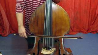 Double Bass Sounds Double Bass Arco legatoNo vibrato Fifth String Low C 6 minutes [upl. by Anilram]