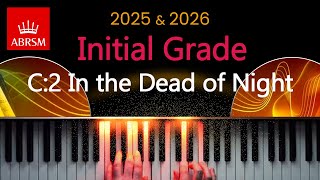 ABRSM 2025 amp 2026  Initial Grade Piano Exam  C2  In the Dead of Night  Edmund Jolliffe [upl. by Siberson631]