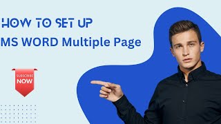 Microsoft Word Multiple Page set up [upl. by Egroj]