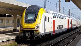 train sncb M7 en gare de BruxellesNord [upl. by Tirreg]