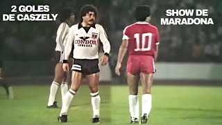 Cuando CASZELY y MARADONA se enfrentaron en un PARTIDAZO entre COLO COLO y ARGENTINOS JUNIORS [upl. by Courtland]