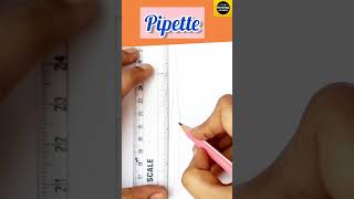 How to draw quot Pipette quot diagram step by step easily  TheDrawingAcumen [upl. by Zipnick]