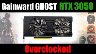 Gainward RTX 3050 GHOST OC 8G  Overclocked [upl. by Ettegroeg]