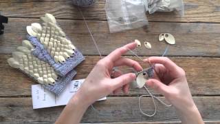 Scalemail Knitting Tutorial Galadriel Battle Mitts [upl. by Ymaral992]