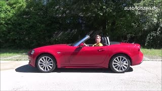 Fiat 124 Spider 2017 Fahrbericht  Test  Review  das perfekte Sommerauto [upl. by Akla]