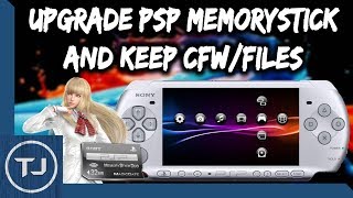 Upgrade PSP MemoryStick amp Keep CFWFiles [upl. by Alohcin]