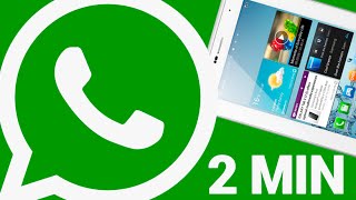 Como Instalar WhatsApp no Tablet Android Sem Chip [upl. by Par394]