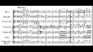 Mozart Sinfonía nº 33 en Si bemol mayor Kv 319 IIIMinuetto [upl. by Antrim]