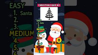 Can you name these 10 Christmas items from their silhouettes quiz trivia quiztime christmas [upl. by Atalanta]