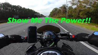 Z900 Aftermarket AIr filter Review does it make more power [upl. by Atnuahs]