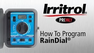 How to Program Your Rain Dial Controller [upl. by Agnot915]