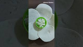 Shorts  Dosa Recipe  Raw Rice Coconut Poha Dosa  4StressBuster  4StressBuster [upl. by Niatsirt]