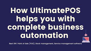 How Point of Sales or ERP or Billing Software helps with business automation [upl. by Amiarom659]