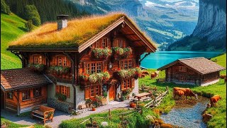 Iseltwald Switzerland 4K  The hidden gem in the heart of Swiss alps  Most beautiful village [upl. by Noloc948]