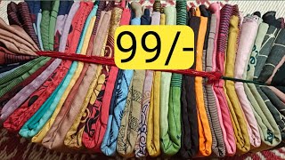 99 rupees sarees  2cut sarees  Silk sarees [upl. by Akahs]