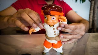 Dressing Up Chhota Bheem Kung Fu Costume [upl. by Jabin]