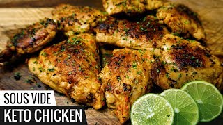 Sous VIDE KETO CHICKEN Recipe  LOW CARB Chicken and Very Flavorful [upl. by Murial]