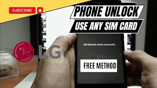 How to network unlock LG K51 for free [upl. by Itsrejk]