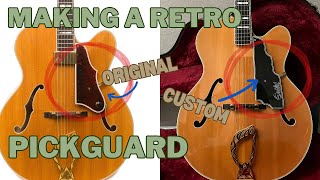 Making A Pickguard For Guild Artist Award How To Make A Pickguard Using CAD amp CNC From A Picture [upl. by Fidole]