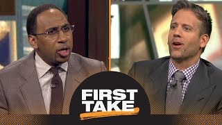 Stephen A and Max react to Jerry Jones comments on national anthem policy  First Take  ESPN [upl. by Wie993]