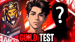 🔴WG ESPORTS GUILD TEST LIVE [upl. by Anivahs]