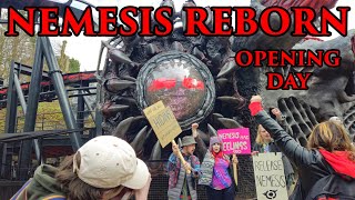 Nemesis Reborn Opening Day Experience Alton Towers [upl. by Eiramanitsirhc]