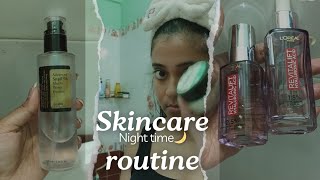 Night time skincare routine for combination skin Updated [upl. by Jordon]