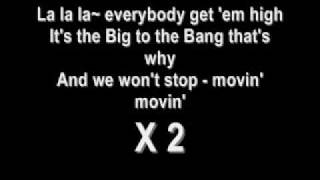 la la la  big bang english lyrics [upl. by Noid]