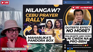 NILANGAW ANG CEBU PRAYER RALLY NI DUTERTE SA BALWARTE NI GWEN  MAHARLIKAS PANDORA BOX 652 [upl. by Eiral]