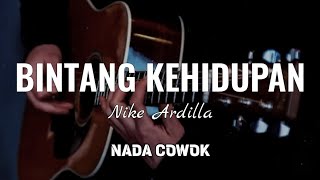 Bintang Kehidupan  Nike Ardilla  Karaoke Akustik   Nada Cowok Male [upl. by Bevin]