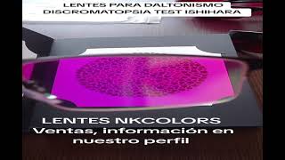 NKCOLORS Lentes para daltonismo discromatopsía [upl. by Secunda]