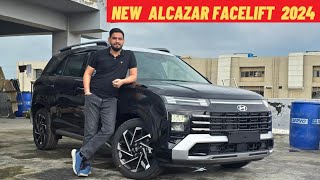 New Hyundai Alcazar Facelift 2024  Alcazar Singature Automatic [upl. by Treblih637]