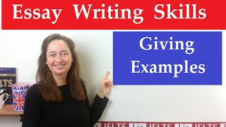 IELTS Writing Tips How to Put Examples in Your Essay [upl. by Abran]