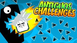 JUGANDO ANTIGUOS CHALLENGES DIFÍCILES  GEOMETRY DASH  VRO [upl. by Lindie733]