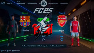 EA SPORTS FC 25 Rush Game play Barcelona Vs Arsenal 6 v 6 [upl. by Zima333]