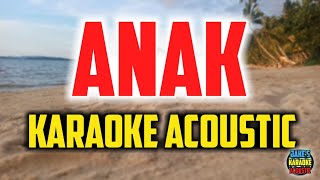 Anak  Freddie Aguilar Karaoke Acoustic [upl. by Moshell771]