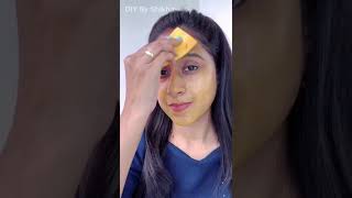 Papaya facial at home  how to rub papaya on face for clear glowing skin [upl. by Royden]