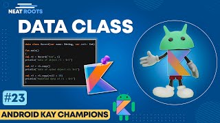 Data class in Kotlin  Hindi [upl. by Nnylav303]