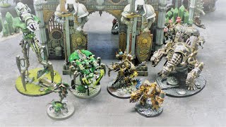 Warhammer 40k  Battlereport 559  Necrons vs Choas Spacemarines DE [upl. by Whitehurst]