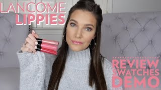 NEW LANCOME LABSOLU GLOSS REVIEW  DEMO  Sarah Brithinee [upl. by Aidnac]