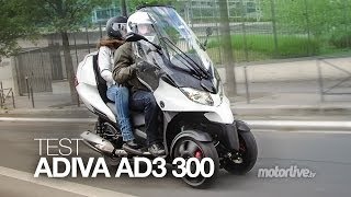 TEST  ADIVA AD3 300 La Diva des 3 roues [upl. by Ahsinet569]