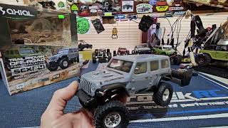 UNBOXING THE NEW AXIAL SCX24 JLU axialscx24 crawlerspacercllc9982 [upl. by Nnahtur121]