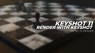 Luxion Keyshot 11 Introduction  Texturing  Rendering [upl. by Widera575]