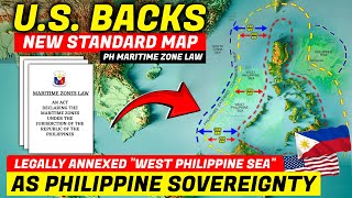 US Backs PH NEW Standard MAP Law Annexed West PH Sea as Part of Philippine Sovereignty [upl. by Eilime]