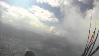 Levico Terme parapendio paragliding Gleitschirm Monte Panarotta GoPro HD Tequila2 advance impress2 [upl. by Erelia]