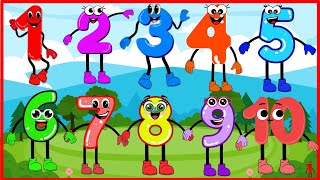 Learn French  French Numbers  Learning to count 1 to 10 in French  Les chiffres [upl. by Belen]