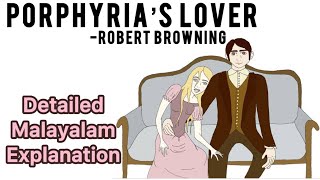 Porphyria’s Lover by Robert browning in Malayalam  Poem meg01 britishpoetry robertbrowning [upl. by Hpotsirhc]