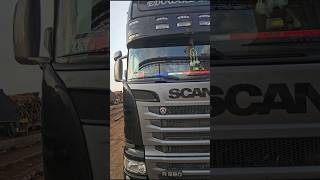 SCANIA R580 MANTSINEN 95 truck camion routier forestier scania scaniav8 v8 mantsinen grue [upl. by Ennalyrehc]