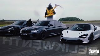 M5 Competition VS Mclaren 720s vs GTR [upl. by Hayn830]